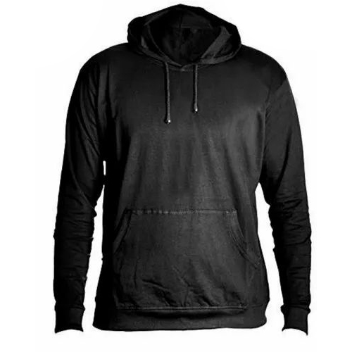 High Neck Cotton Plain T Shirt- Full Sleeve - Fabric Type: Polyester