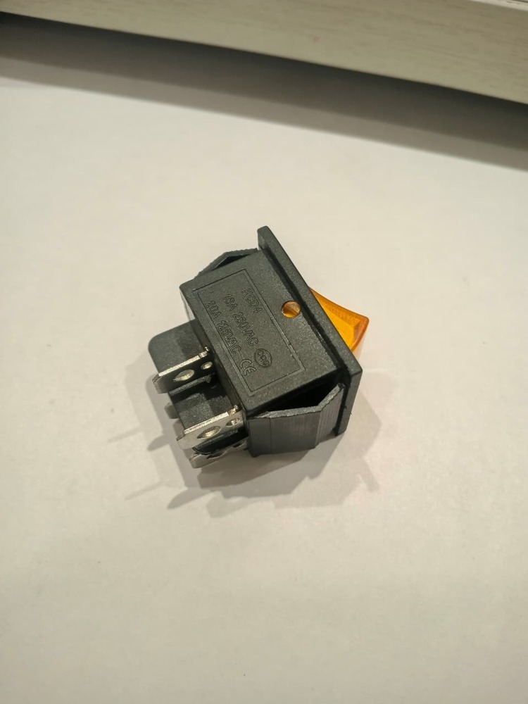 Rocker Switch Yellow Light 4 Pin On Off