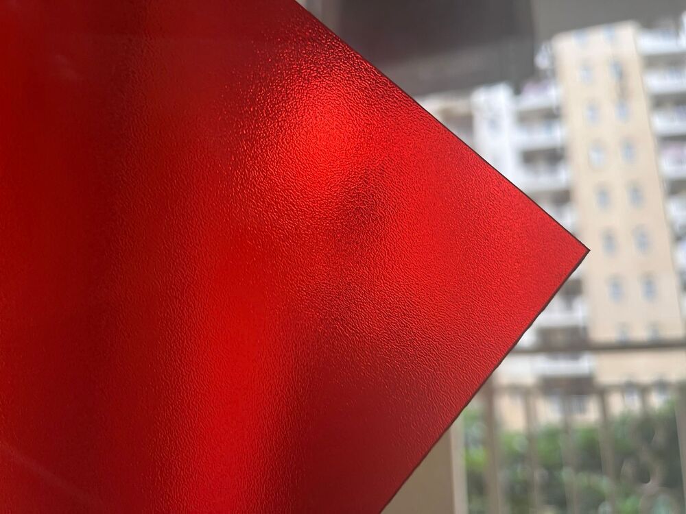 Red Polycarbonate Sheet - Color: Multicolor