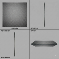 High Quality Polycarbonate Embossed Sheets - Color: Black