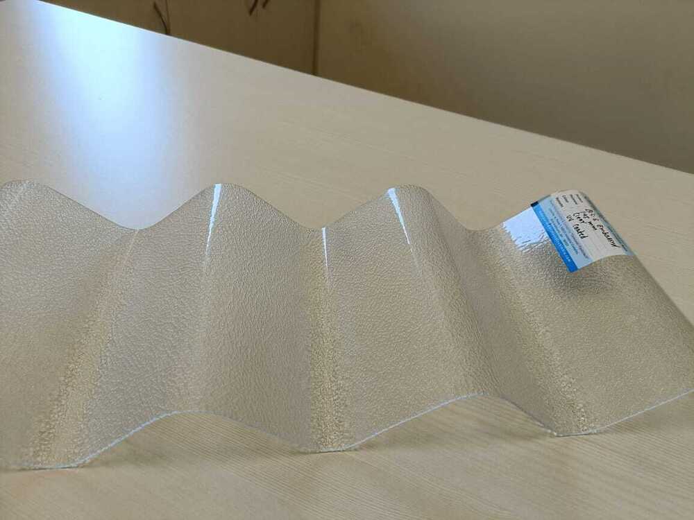 Embossed Polycarbonate Sheet - Color: Transparent
