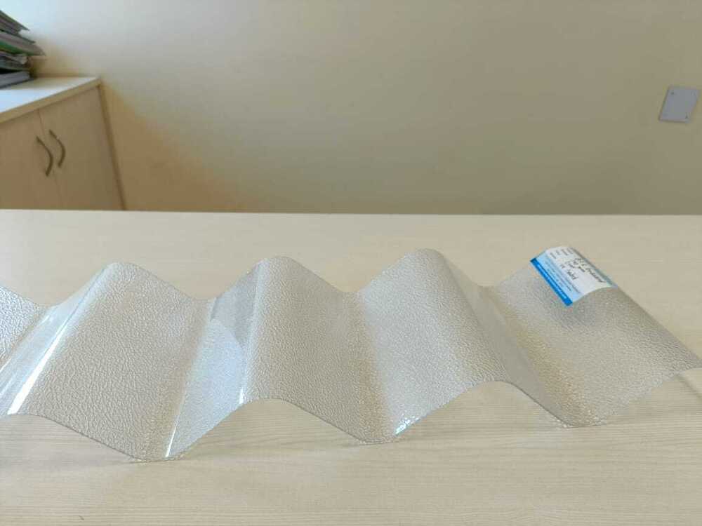 Embossed Polycarbonate Sheet - Color: Transparent