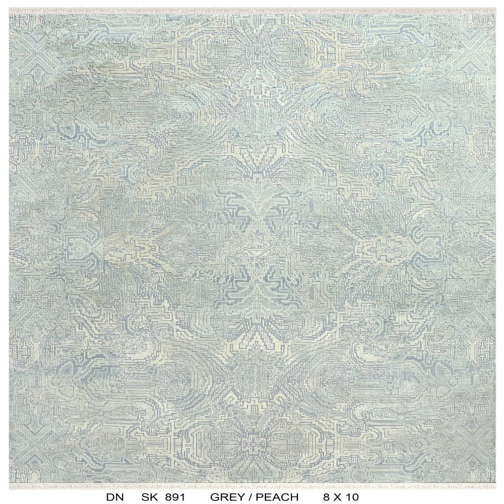 8X10 Feet Grey Peach Color Carpet - Advantage: Keeping Warm