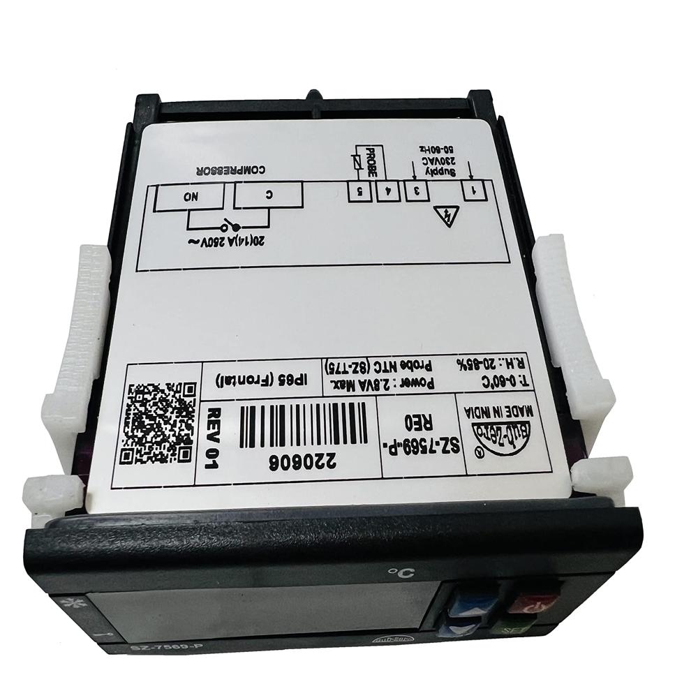 Subzero 7569 Temperature Controller - Metal Build, 220-240 Volt | Manual Operation For Industrial Applications