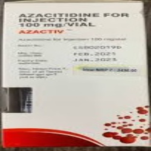Azactiv 100 Mg Injection - Physical Form: Liquid