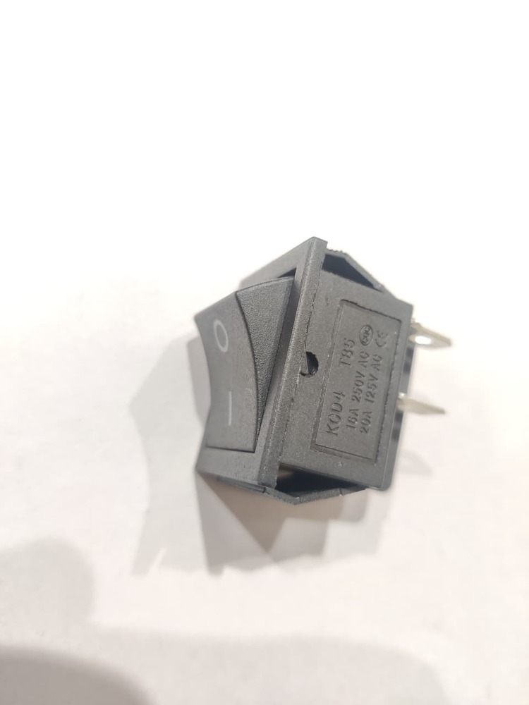 Rocker Switch Black 4 Pin 1 Way Spring Throw