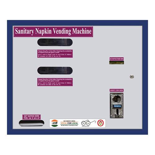 A 50H2 Automatic Sanitary Napkin Vending Machine - Color: Grey