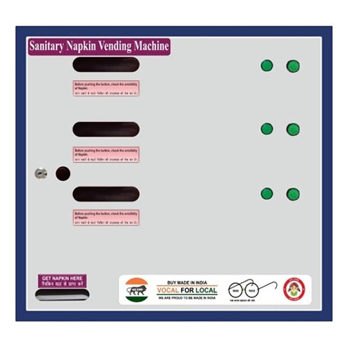 A 100 Free Vend Automatic Sanitary Napkin Vending Machine - Color: Grey