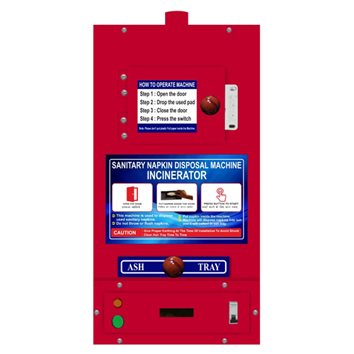 Gi 150 Sanitary Pad Incinerator - Color: Red