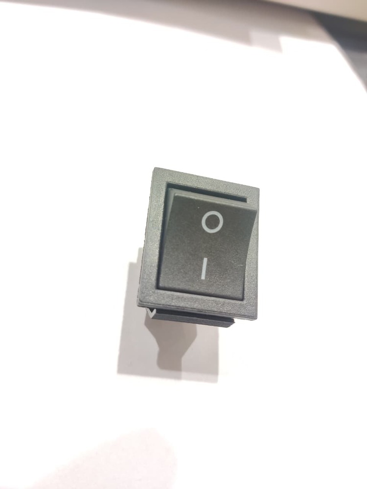 Rocker Switch Black 4 Pin 1 Way Spring Throw