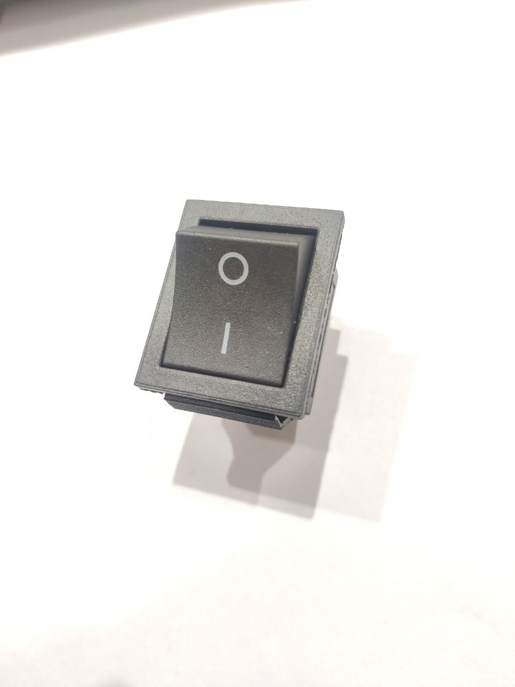 Rocker Switch Black 4 Pin 1 Way Spring Throw