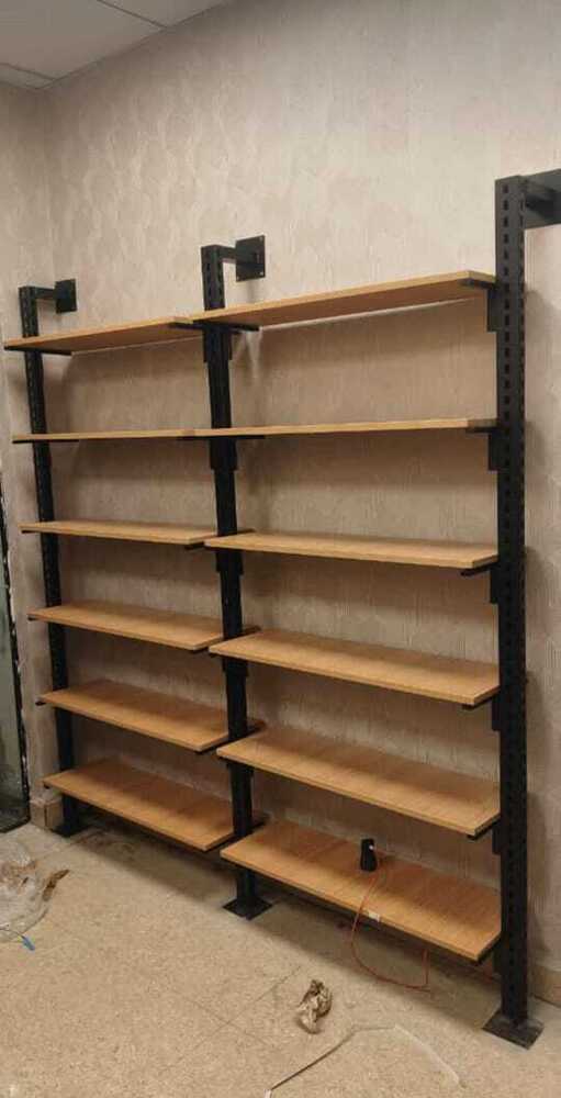 6 Shelves Wooden Racks - Furniture Type: Office Furniture