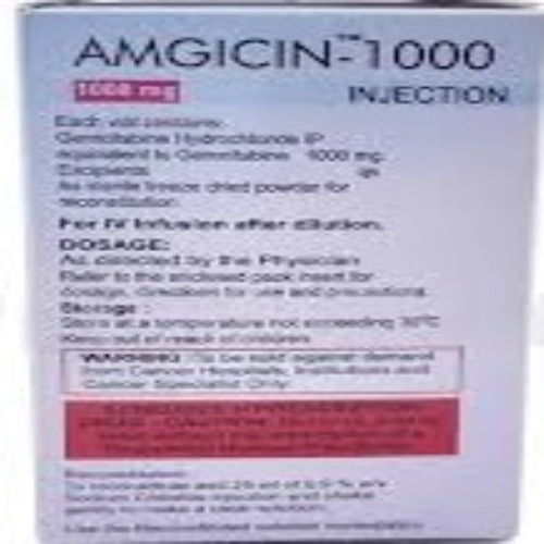 Amgicin 1000 Mg Injection - Physical Form: Liquid