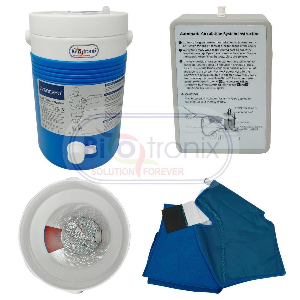 Motorized Cold Therapy Unit with Dedicated Pads for All Major Joints