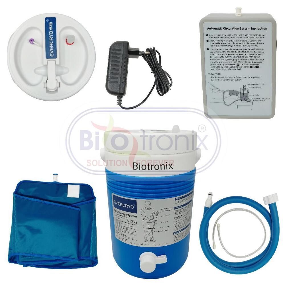 Motorized Cold Therapy Unit with Dedicated Pads for All Major Joints