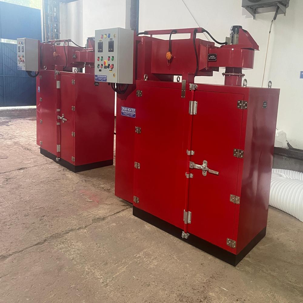 Multiple Drum Heating System - Color: Red