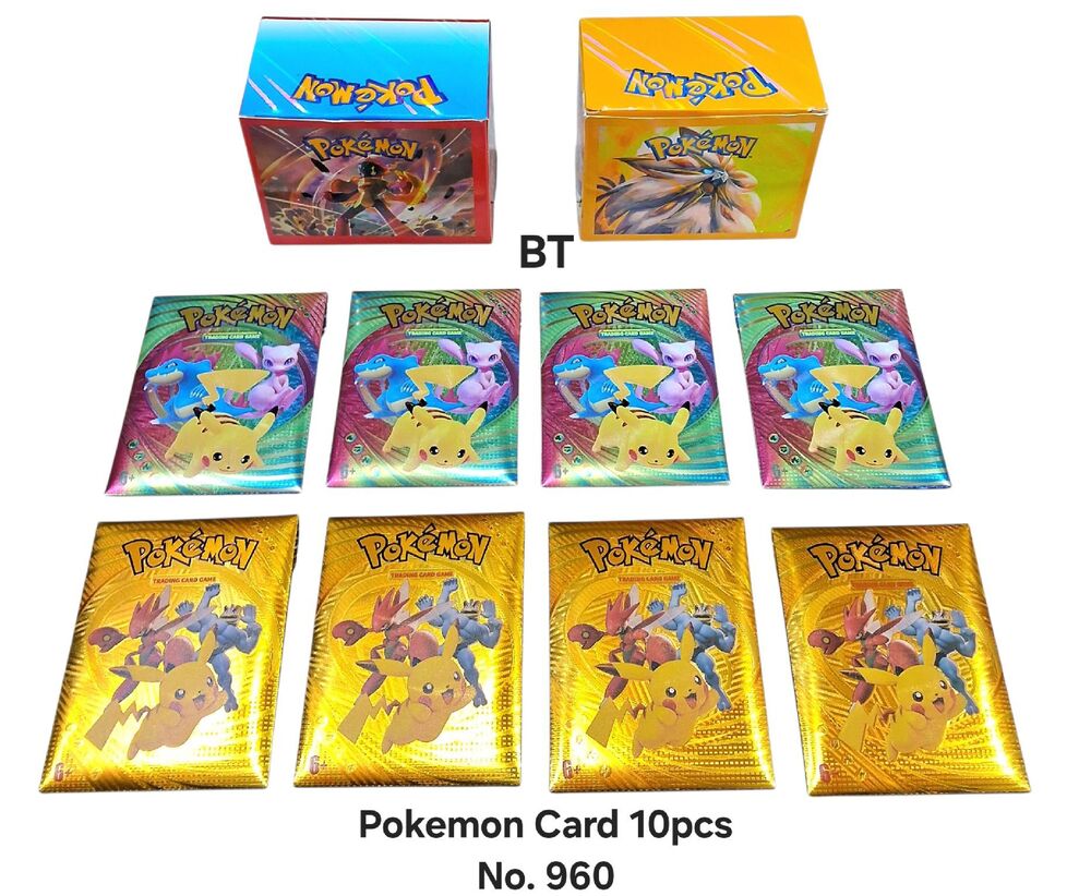 10 Pcs Pokemon Cards - Feature: High Quality