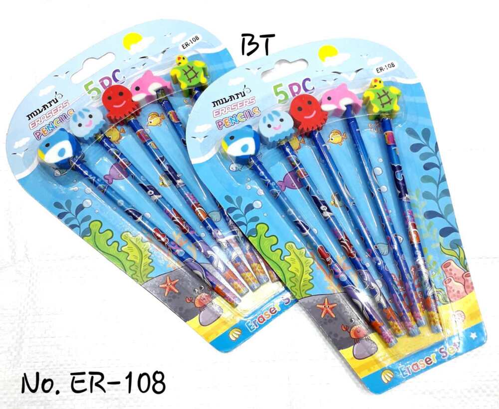 Er-108 Cute Pencil With Eraser - Feature: High Quality