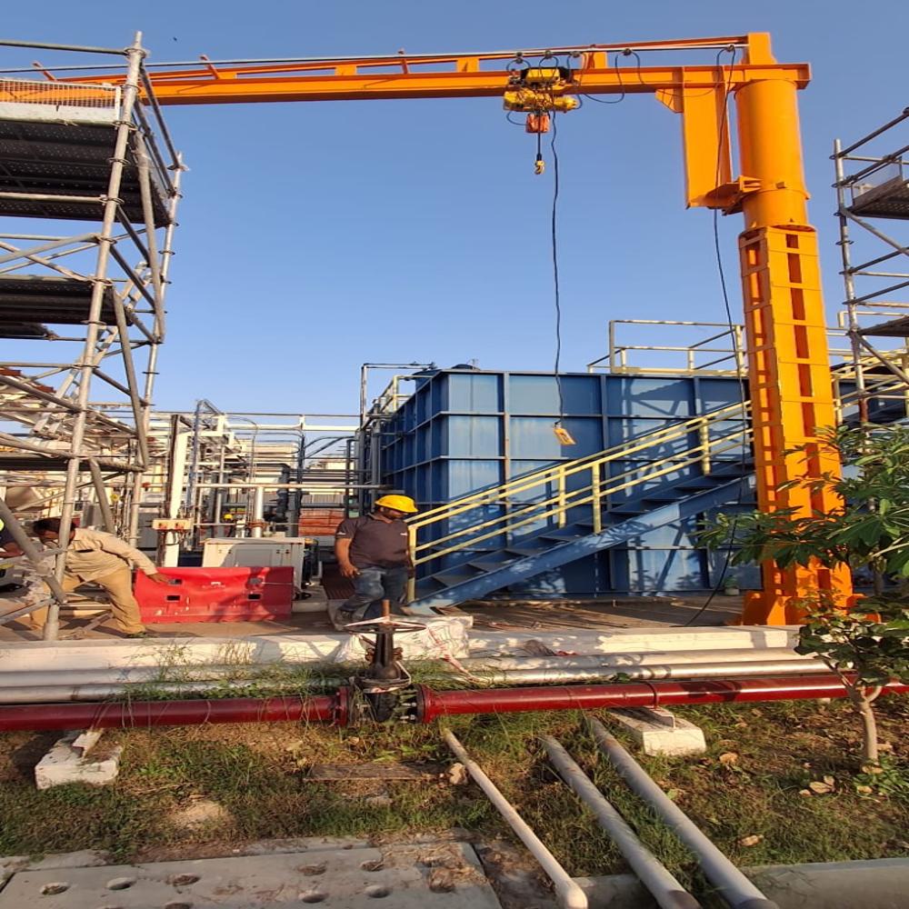 Industrial Pillar Mounted Jib Crane