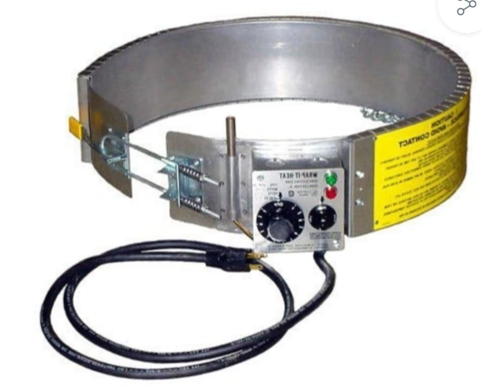 Clamp Type Drum Heater - Capacity: 210 Ltr