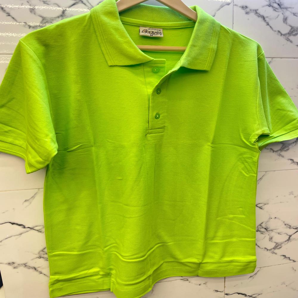 Fluorescent Green Cotton T Shirt
