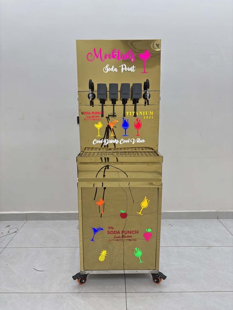 4+2 Soda Machine - Automatic Grade: Semi-Automatic