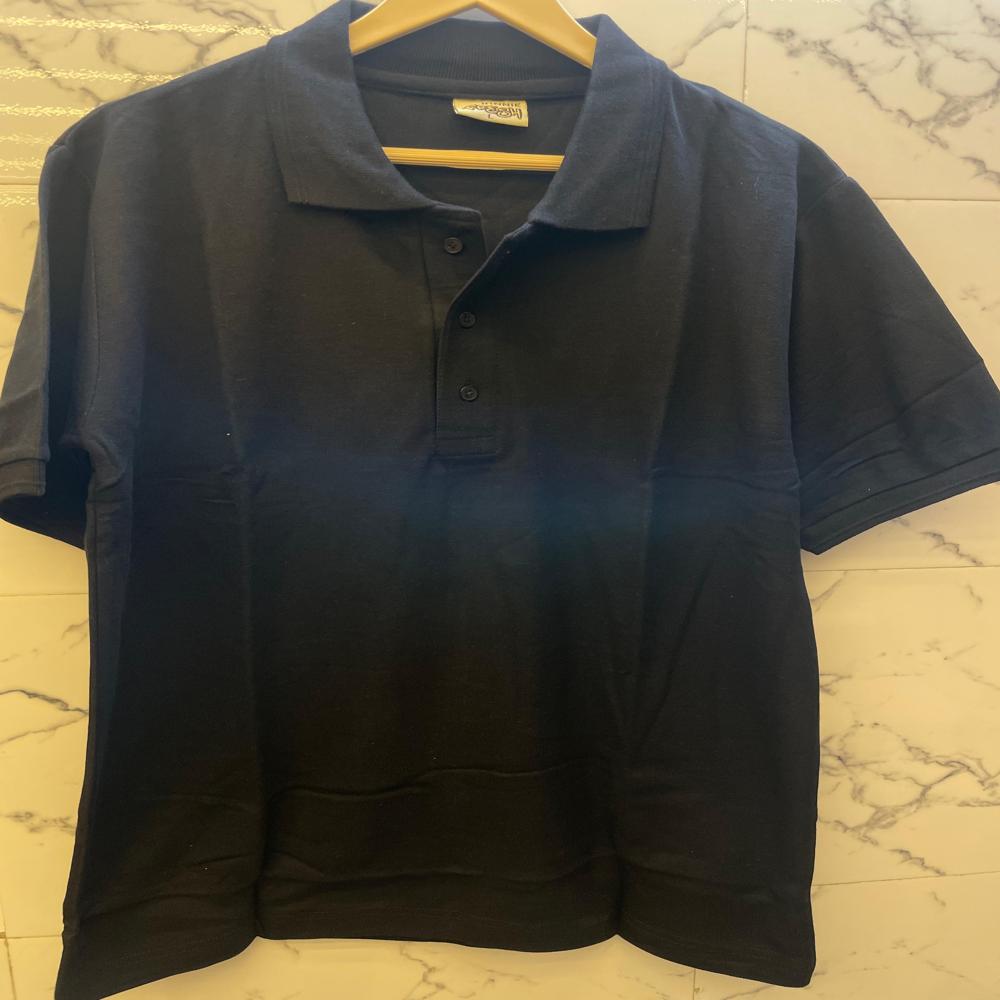 Black Corporate Cotton T Shirt