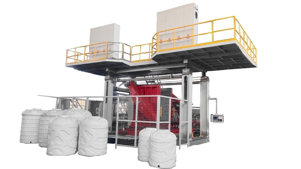 Plastic Water Tank Making Machine - High-grade Material, Increased Output, Low Maintenance, Abrasion-resistant Design | Ideal For Water Tank Moldings