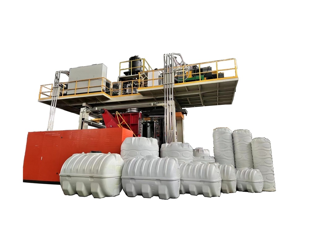 2000ltr 10lyr 12lyr With Servo Motor Water Tank Blow Molding Machine - Color: Multicolor