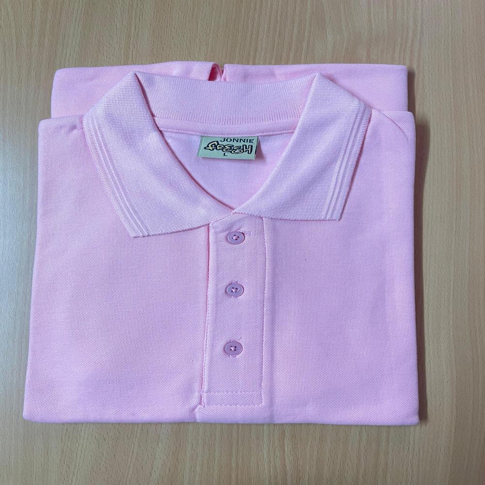 Pink Corporate Cotton T Shirt