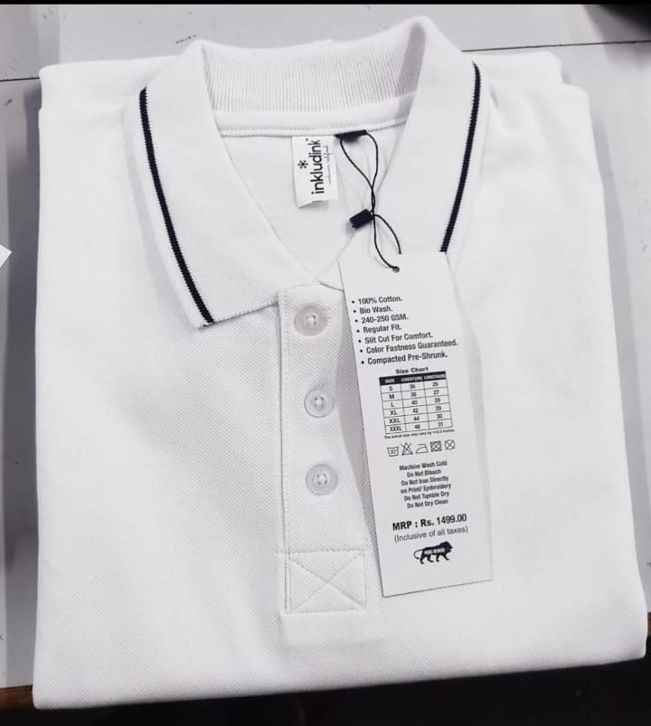 White Customized T Shirt