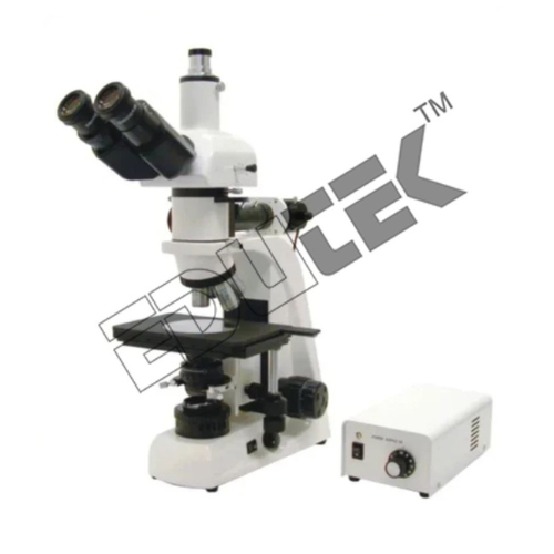 Metallurgical Microscope Etms-138 - Binocular/trinocular Head, 25x-675x Magnification | 6v-15w Illumination, Co-axial Mechanical Stage, Wide Field Eyepieces
