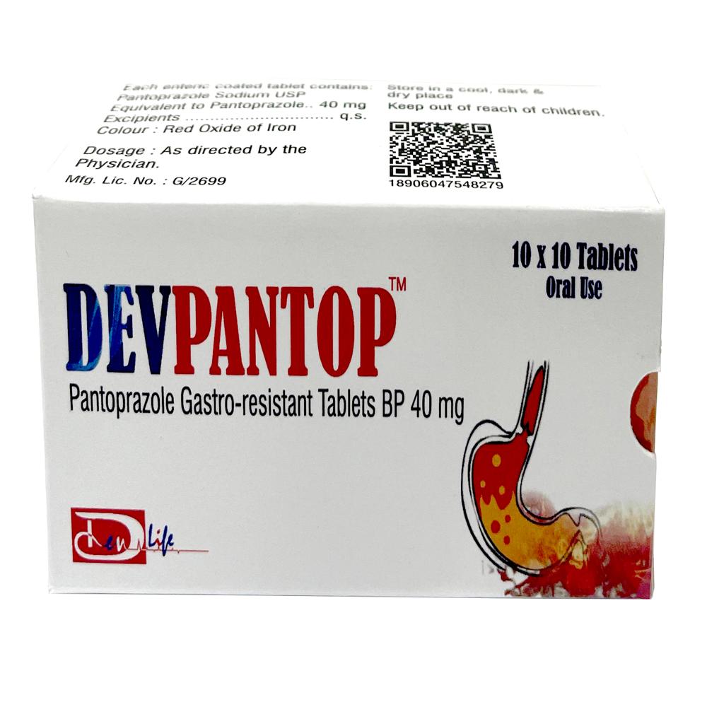Pantoprazole Gastro-resistant  Tablets BP 40 mg