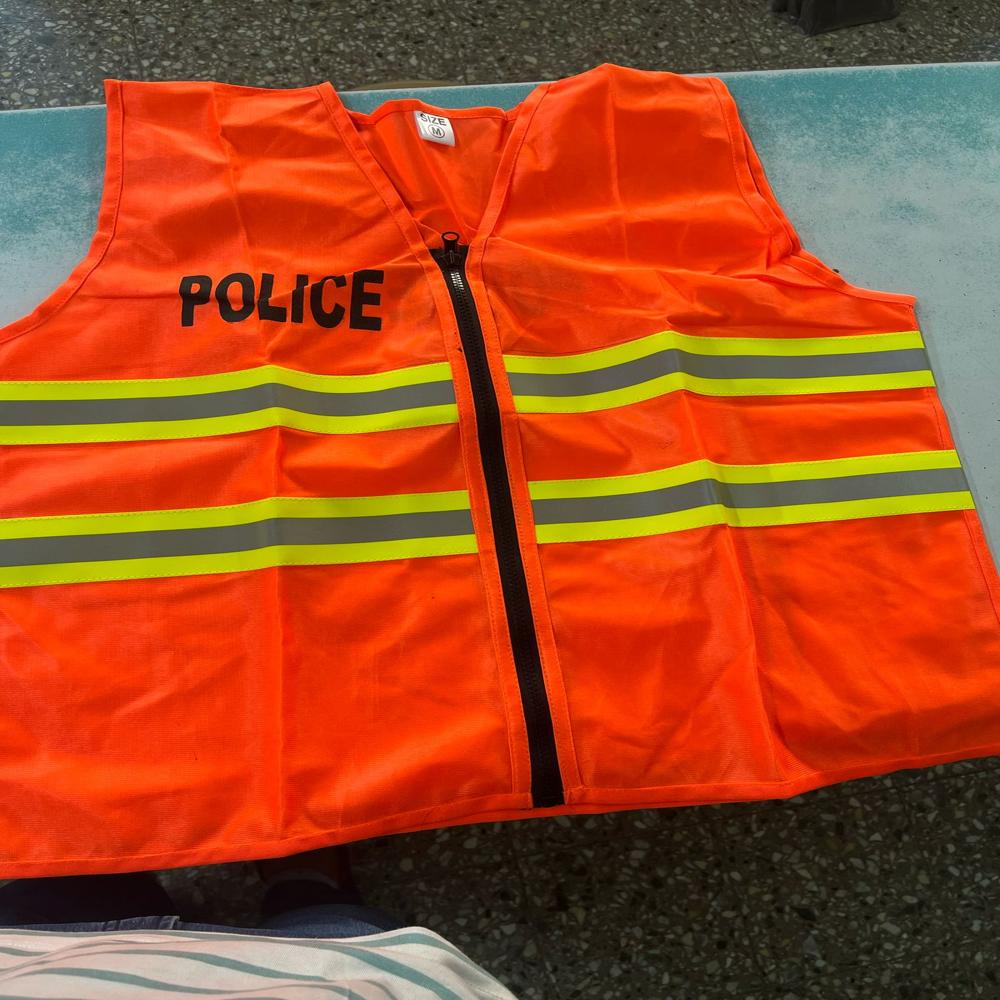 Polyester Reflective Safety Jacket - High Quality, Different Sizes Available , Unisex Design In Eye-catching Orange With Reflective Strips For Visibility