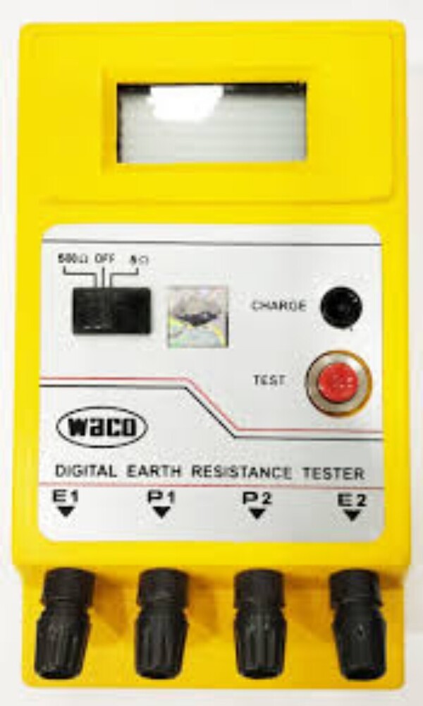 Waco Four Range Analogue Earth Tester - Material: Plastic