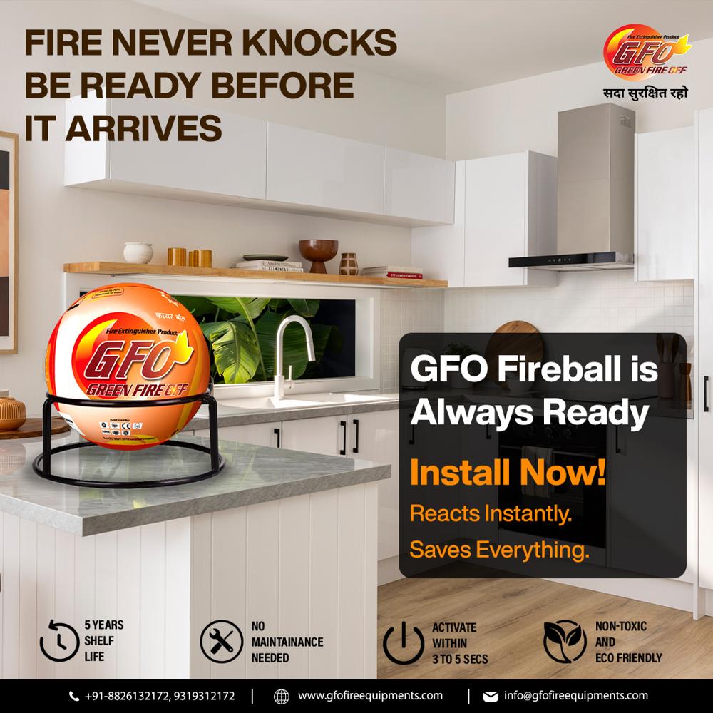 Gfo Automatic Fire Extinguisher Ball - Application: Commercial