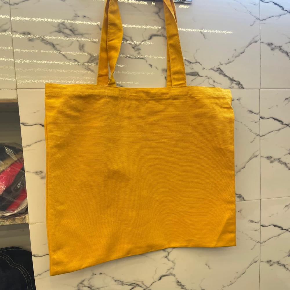 Yellow Canvas Bag