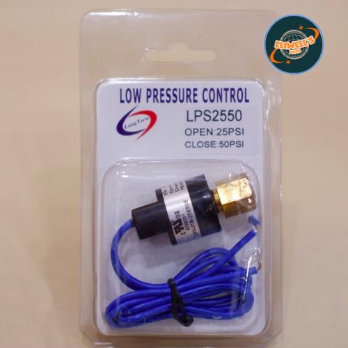 Hp Lp Pressure Switch - Pvc And Brass, 129 Mm, Blue Base, Differential Pressure Switch, 200 Bar Range, Gold Contacts, Ip66 Rating | Electrical Feedback System, 1% Accuracy, 220 V Max Voltage