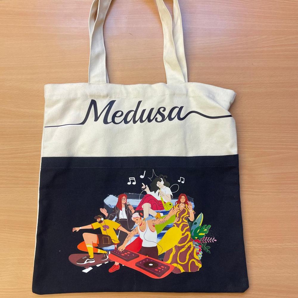 Printed Cotton Tote Bag