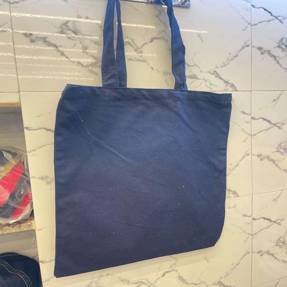 Blue Tote Bag - Design: Plain