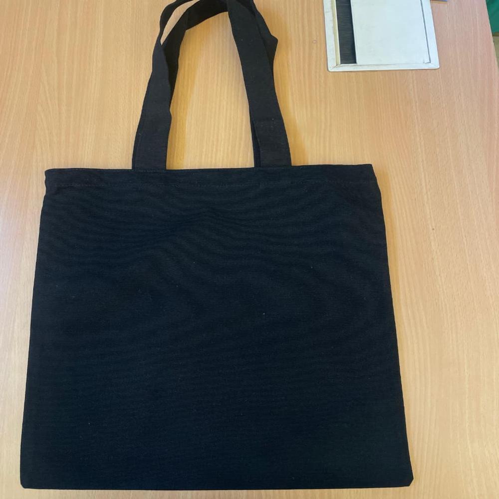Black Tote Bag - Design: Plain