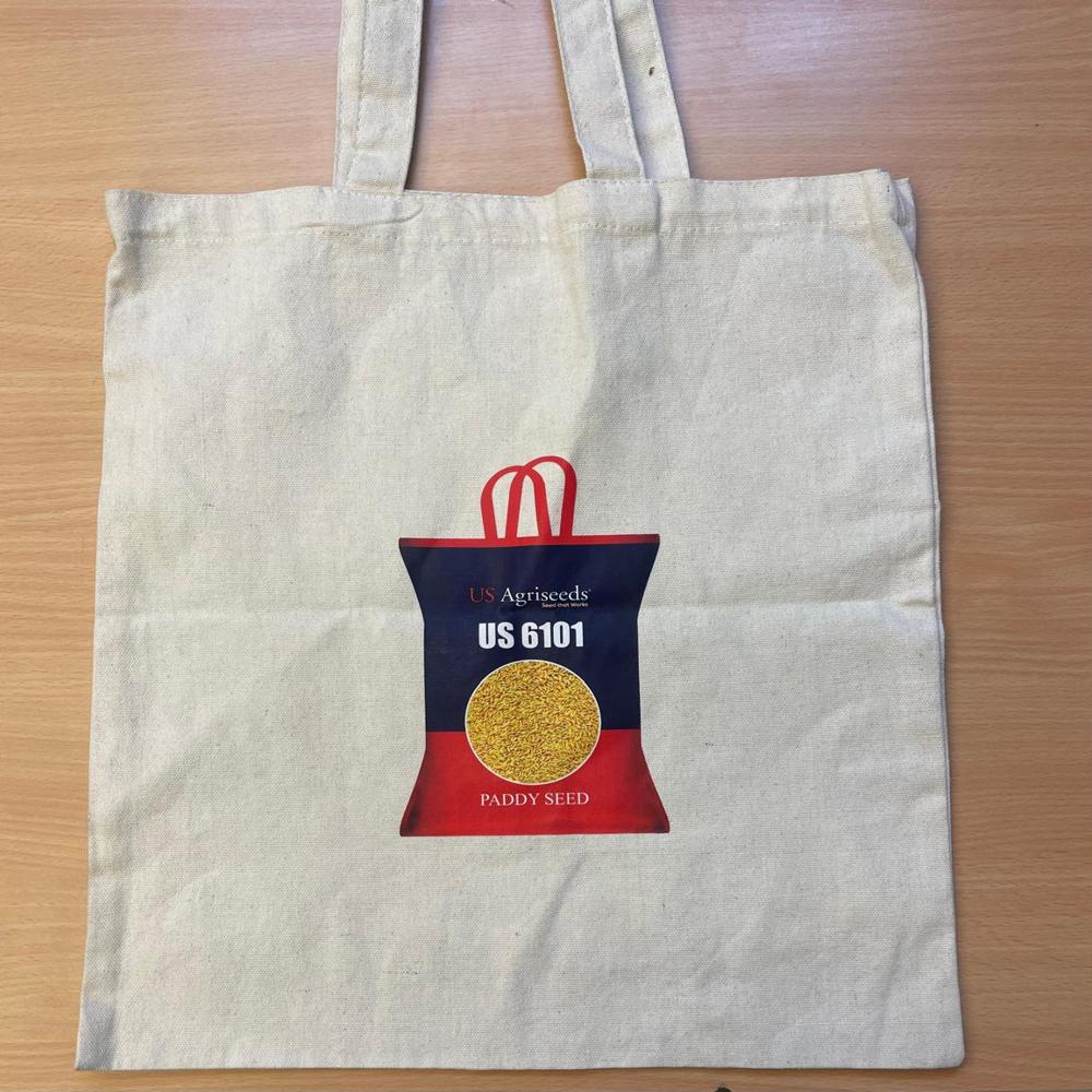Cotton Tote Bag - Color: White And Black