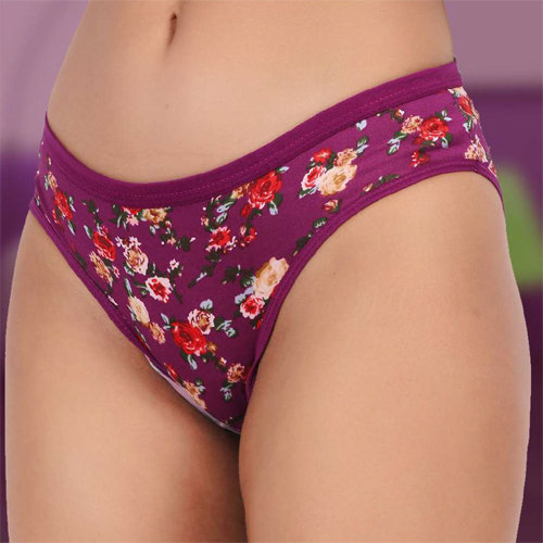 Flower Printed Panty - Color: Different Available