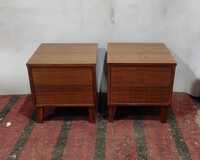 Solid Wooden Bedside Table - Color: Different Available