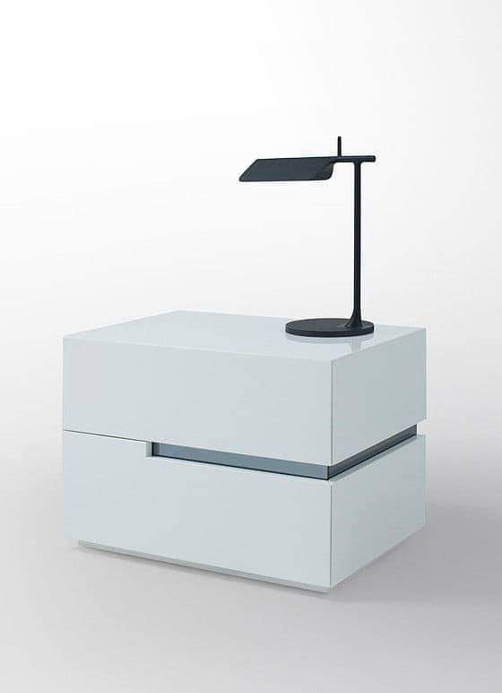 Solid Wooden Bedside Table - Color: Different Available