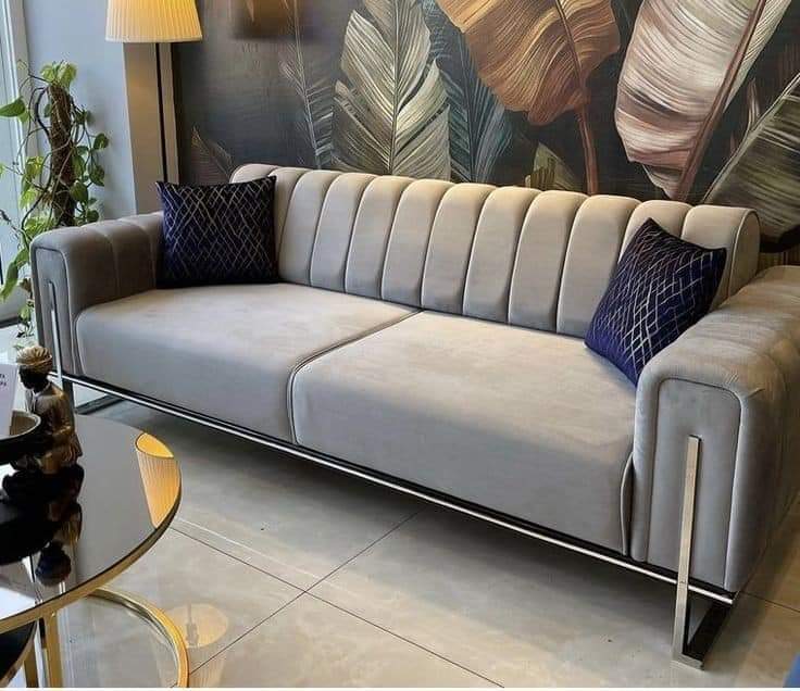 White 3 Seater Sofa