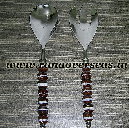 Cutlery Set - Brass Material, Silver Color, Professional Indian Style | Polished Finishing, Elegant Design