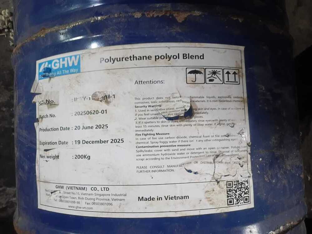 Polyether Polyol - Grade: Industrial Grade