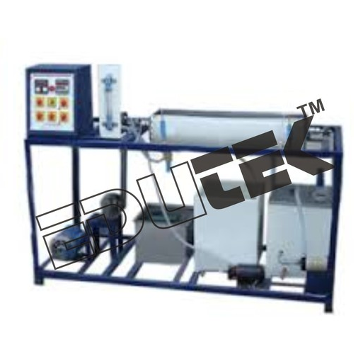 Swenson Walker Crystallizer - Steel, Glass Construction | Gray Color, Continuous Operation, Ribbon Mixer Agitator, Ideal For Education And Research