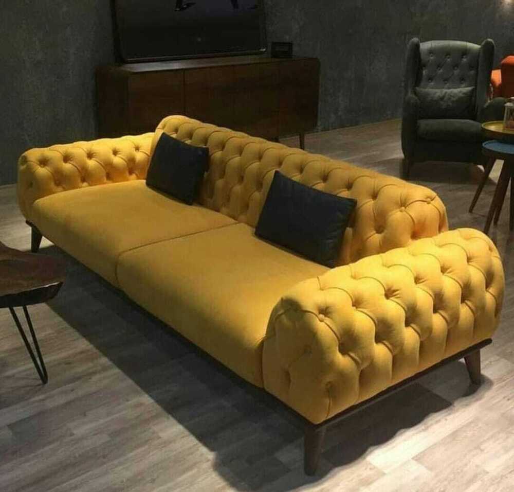 Yellow Sofa Set - Color: Different Available